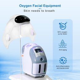 Korea Oxygenatie Gezicht Dome 7 Kleur Pdt Led Gezicht Zuurstof Therapie Masker Dome Zuurstof spray Jet Schil Zuurstof Facial Machine