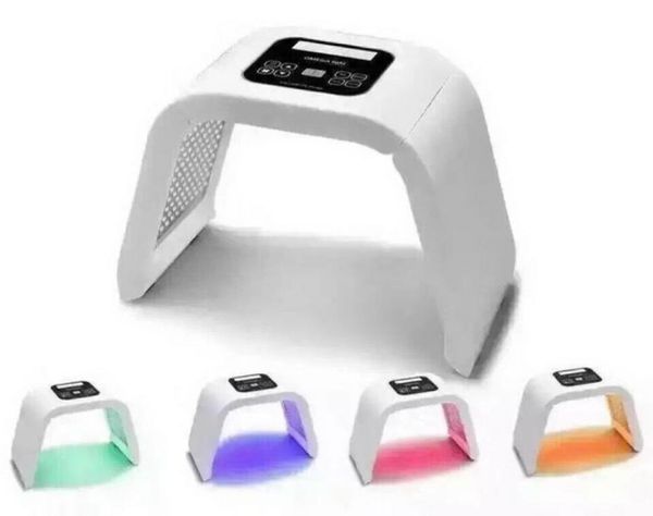 COREE PORTABLE LED LED PDT Thérapie LED Rouge bleu vert jaune 4 Couleur LED Masque Light Pototherapy Machine de lampe pour la peau REJU3944008