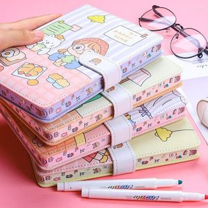 Corée papeterie Kawaii cahier créatif mignon livre à main fille coeur journal enfant cadeau programme de planification hebdomadaire