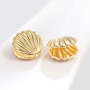 Koreaanse Blogger Fever's Same Style Shell Ear Buckles voor dameslicht, uniek ontwerp, high-end oorstekers, nieuwe oorbellen