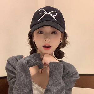 Koreaanse Boog Knoop Baseball Caps Zomer Y2k Fashions Bow Strand Zonnehoed Japanse Kawaii Zonnebrandcrème Baseball Cap Hip-hop Hoed Vrouwen 240301