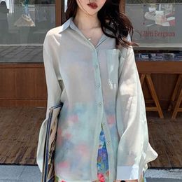 Coréen Chic Solide Bref Frais Lâche Élégant Casual Streetwear Élégance Doux Mince Tops De Base Tous Les Match Chemises 210421