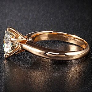 Koreaanse Klassieke Six-Claw Ring Luxe Magic Salt Lake Diamond Plated 18K Imitatie Moissanite Diamond Ring Open Six-Claw Wedding Kwaliteit