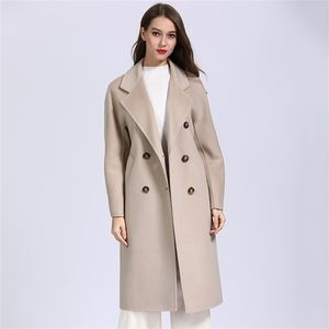 manteaux coréens femmes manteau rose manteau à double boutonnage manteau camel manteaux femmes 201221