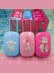 Korean Creative Gemini Jade Guigou schattige konijnen trolley case gum cat koffer pushable rubber prize7986554