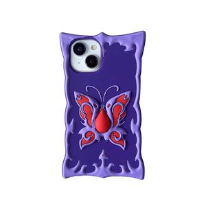 Koreaans schattig cartoon vlinder magisch boek siliconen hoesjes voor iPhone 15 14 13 12 11 Pro Max mooi grappig cadeau schokbestendig zacht hoesje achterkant 1pc