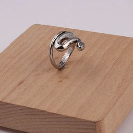 Edición coreana Snake Men's y femenino anillo de dedo de los dedo exagerado a la moda Menyu _ Zhuang Xulu Jewelry