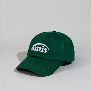 Casquette de Baseball coréenne EMIS vert ed femme marque de mode Protection solaire chapeau mâle haut souple décontracté 220312