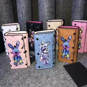 Koreaanse mode 3D Cartoon Rabbit Gedrukte portemonnee Key Case M Pickup Cases2594