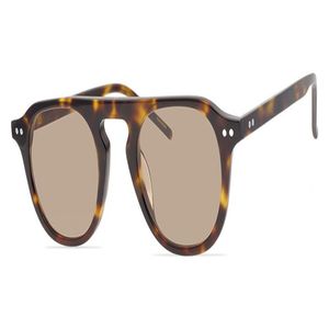 Koreaanse Mode Grote Frame Zonnebril Shades Merk Grijs Bruin Lens Zonnebril Geel Bee Brillen Mannen Vrouwen Plank Retro Brillen w262W