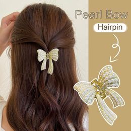 Korean Fashion Metal Hair Claw Gold Butterfly Hair Clips for Women Girl Elegant Crab Vintage Hairpin Hair Accessories Headwear