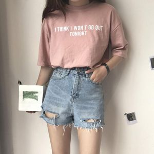 Corée de la mode femme short denim short d'été
