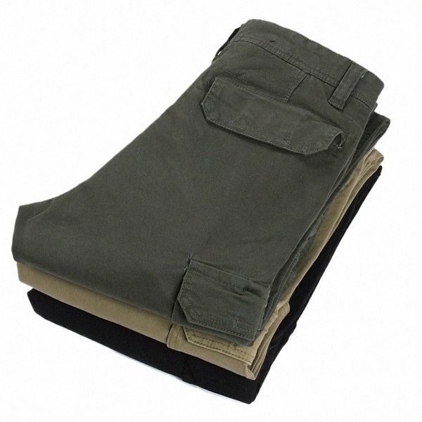 Coréen Fi hommes Cargo pantalon automne nouveau décontracté hommes pantalon Multi poche militaire ensemble hommes extérieur Lg pantalon 54AX #