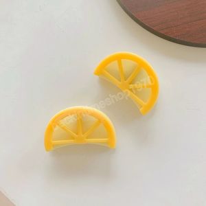 Pasadores con forma de fruta a la moda, pinzas para el pelo para niñas, Clip para cola de caballo bonito, accesorios para el cabello para mujeres