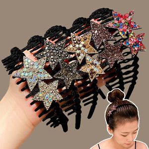 Bandeaux coréens à paillettes étoiles strass brillants pour femmes et filles, mode coréenne Anti Sli, accessoires pour cheveux Y2K