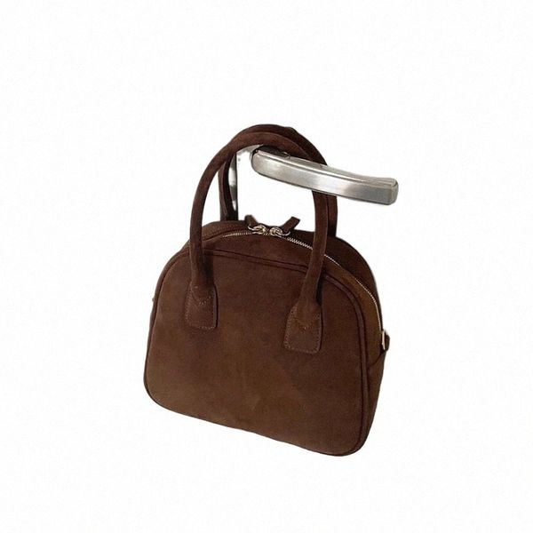 Bolso coreano, nuevo bolso cuadrado pequeño veet de cuero de venado, moderno y fiable para mujer, bolso cruzado versátil w6g8 #