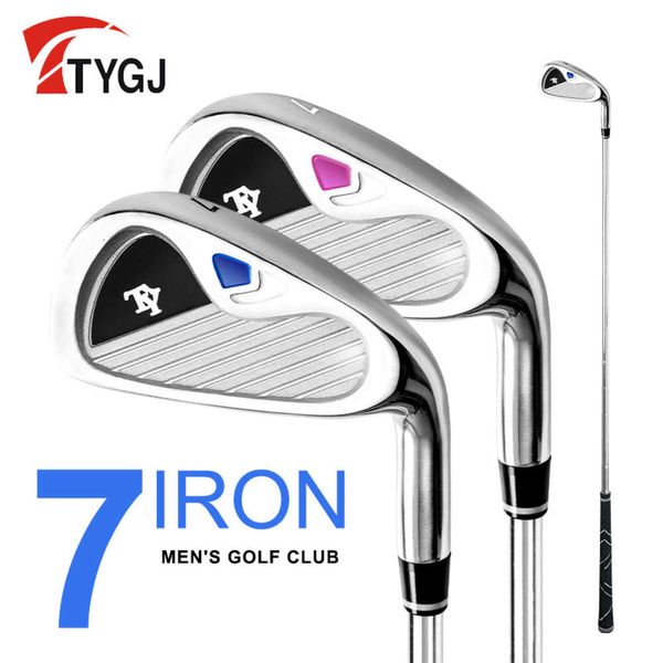 Corée Vente à chaud n ° 7 Pratique masculine et féminine Irons pour débutant Golf Club Steel / Carbon Body Single