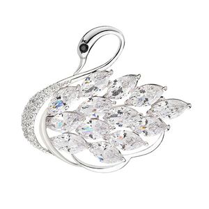 Koreaanse sieraden broche nieuwe zwaan eenvoudige luxe high-end broche veelzijdige kledingaccessoires