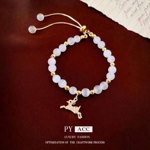 Bracelet coréen de cerf léger du chat bracelet réglable bracelet à la mode sucré bracelet, artisanat polyvalent et élégant pour les meilleurs amis