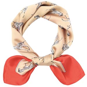 Koreaanse retro zonnebrandcrème kleine zijden sjaalbedrijf All-matching headscarf vrouwelijke ornament sjaals haarband