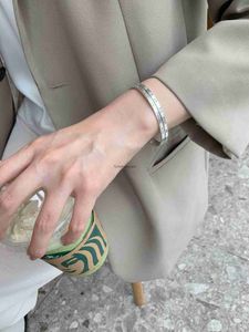 Koreaanse S925 Sterling Silver Bracelet English Roman Cijfer Bracelet Ins Gepersonaliseerd Opening Minderheid Silver Bracelet