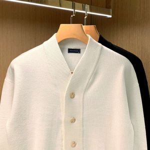 Cardigan coréen Simple et élégant pour jeunes, tricot de Style britannique, manteau pull décontracté pour hommes