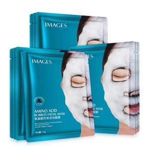 Koreaanse huidverzorging Vocht Gezichtsmasker Gezichtsmasker Aminozuur 25g Whitening Diepzuiverende houtskool