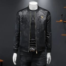 Chaqueta delgada coreana primavera/verano tendencia de moda chaqueta para hombres casuales ropa para hombres ropa 240516