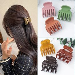 Coréen Solide Coloir Ruban Petite Griffe De Cheveux Élégant Acrylique Épingles À Cheveux Barrette Crabe Pinces À Cheveux pour Femmes Filles Chapeaux Accessoires De Cheveux 2061