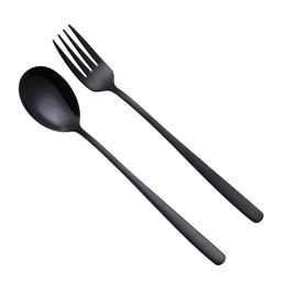 Cuchara coreana 304, cuchara de acero inoxidable, tenedor, cucharas mezcladoras de alta calidad, vajilla, accesorios de cocina, producto en oferta
