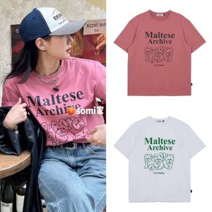 Korean Studios zomer Nieuwe luie Harajuku Dog veelzijdige T-shirt voor dames met korte mouwen