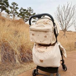 Koreaanse stijl Baby Stroller Storage Hanging Bag voor het uitgaan van babyflessen luiers opbergtassen herbruikbare kinderwagengereedschap