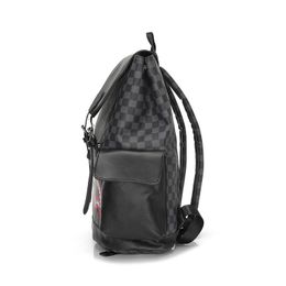 Koreaanse stijl Backpack Chesseboard Plaid Gedrukte rugzak waterbestendige en slijtvaste computerzak met grote capaciteit