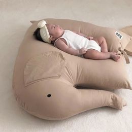 Style coréen mignon éléphant bébé Anti-vomissement Anti-débordement coussin d'allaitement né coton confort lit coin oreiller bébé alimentation 240102