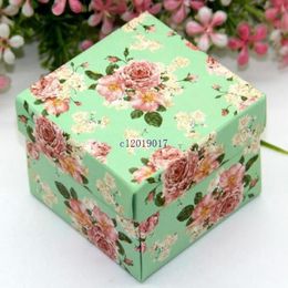 Koreaanse stijl floral print snoep verpakking box voor verjaardag bruiloft snoep leverancier