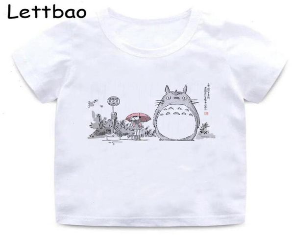 Style coréen enfants Totoro Studio t-shirt Ghibli t-shirt mode Anime t-shirt drôle Tumblr graphique hauts vêtements pour enfants 4281633