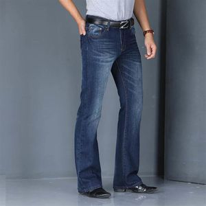 Style coréen Hommes Automne Jeans évasés pour hommes Boot Cut Bell Bottom Flare Denim Pantalon Long Pantalon Mode Jeans Lâche Hombre 2011173J