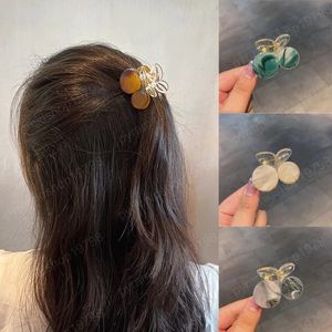 Korean Style Retro Acrylic Hair Claws Simplicity Hair Clips Hairpins Cherry Headwear for Women Girls Hair Accessories Ornament