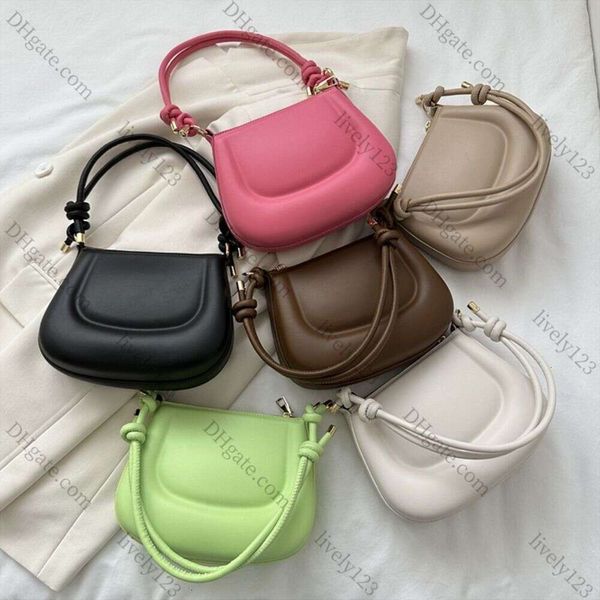 Estilo coreano Simple PU Alarma Bag Minority Diseño Crossbody Bag Fomen Mano Bolso Fashion Mano retro