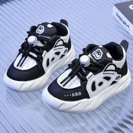 Baskets de style coréen pour enfants mignonnes panda filles baskets anti-flipper chaussures de sport pour enfants ergonomiques chaussures de première étape 240511