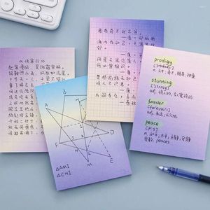 Koreaanse stijl scheurbaar niet-viskeuze schoolkantoorbenodigdheden Scrapbooking berichtnotities Memopapier Kladblok Student briefpapier