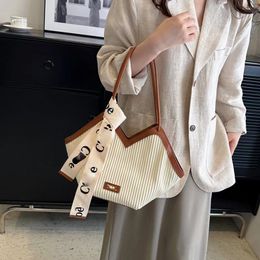 Koreaanse stijl draagtas grote capaciteit nieuwe damestas Europese en Amerikaanse vrije tijd canvas tas schoudertassen groothandel