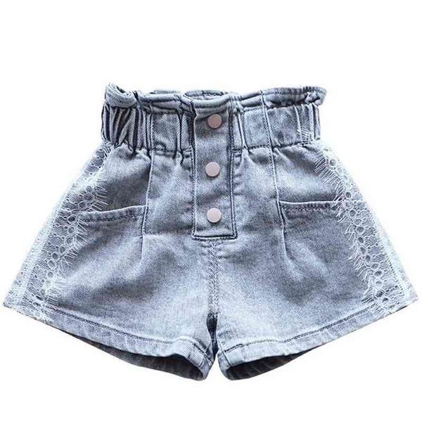 Été coréen enfants princesse filles denim shorts bébé P4383 210622