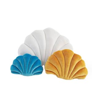 Coussin de décoration d'aquarium de maison d'oreiller de coquille de velours coréen