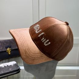 Versión coreana, gorra de béisbol con diamantes de imitación que combina con todo, gorra de béisbol informal para hombres y mujeres, gorras de béisbol de pana con diamantes de imitación de otoño
