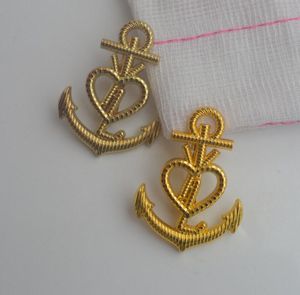 Version coréenne lettre broche tempérament costume manteau de travail accessoires de style marine pour les femmes