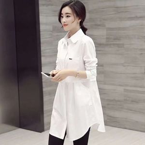 Koreaanse versie los oversized shirt voor dames lente- en herfstkleding, nieuw geruit shirt voor veelzijdige mode, top met middellange mouwen en lange mouwen