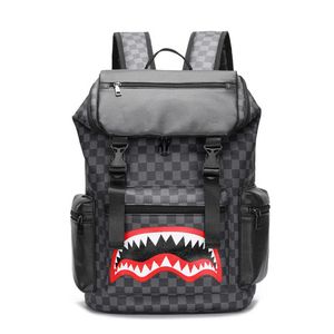 Mochila para hombre versión coreana, mochila de gran capacidad de marca de moda, mochila de estilo académico, bolsa de ordenador para ir al trabajo, bolsa de viaje