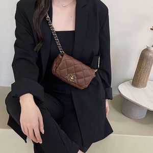 Version coréenne d'Instagram Mini sac à la mode haut de gamme chaîne de grille de diamant diagonale croix femmes téléphone portable à la mode pour les ventes directes d'usine