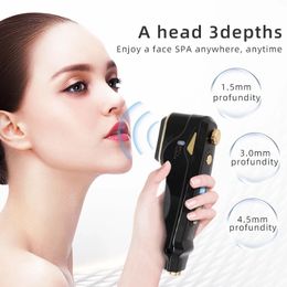 Koreaanse versie van het huishouden Portable Ultrasonic Beauty Instrument Face Wrinkle Anti Aging Small Skin Care 231221